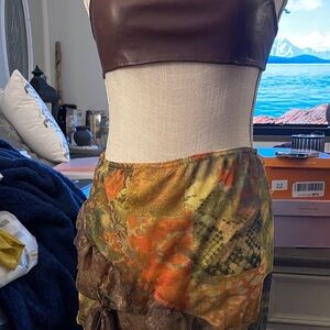 PrettyLittleThing Multicolor Snake Print Skirt